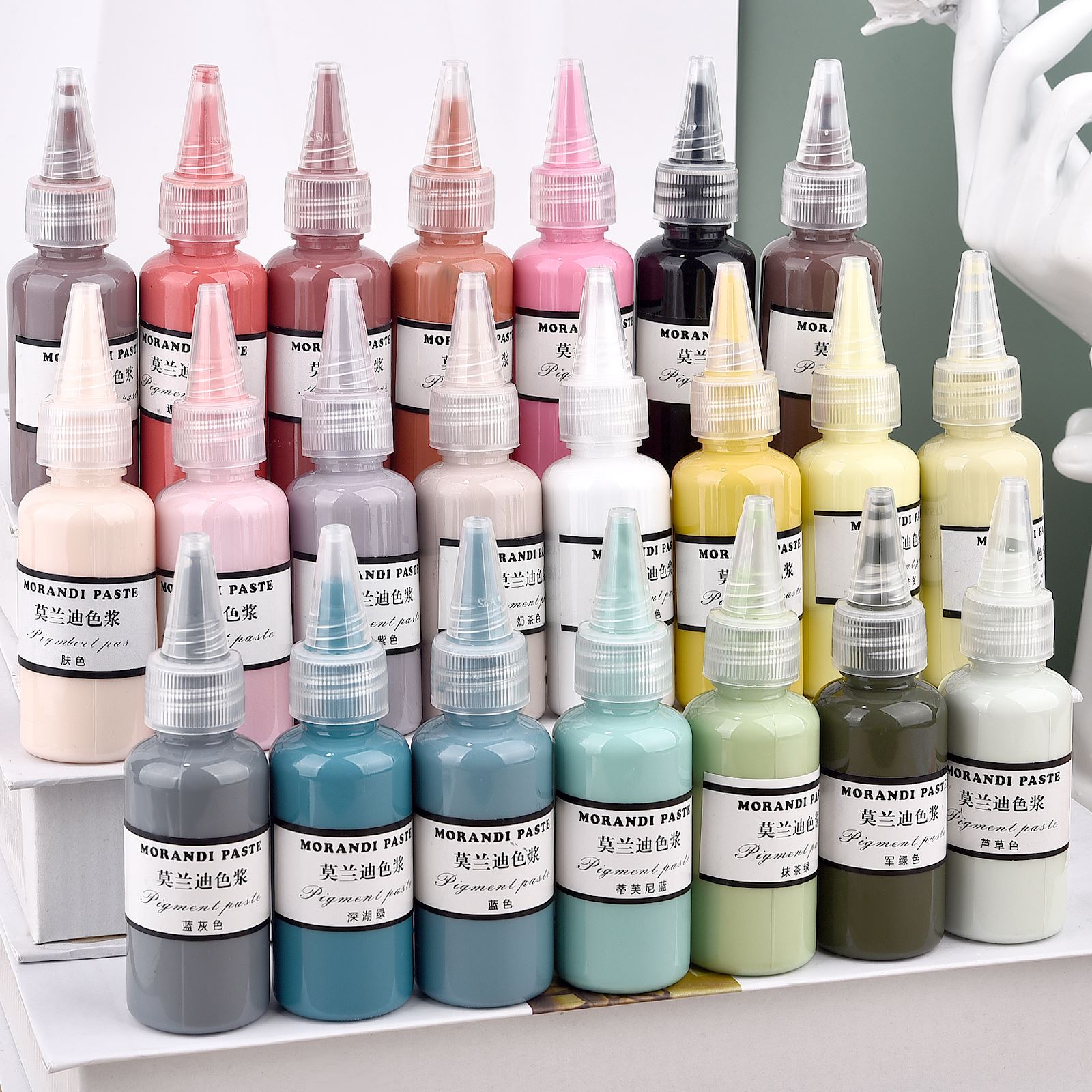 Morandi 색상 액체 수지 안료 에폭시 수지 UV  - Resin Pigment Set 리뷰 및 가격
