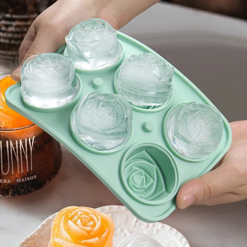 3D 장미꽃 모양 아이스 큐브 몰드 실리콘 트레이 (뚜 - Silicone Mold Tray 리뷰 및 가격