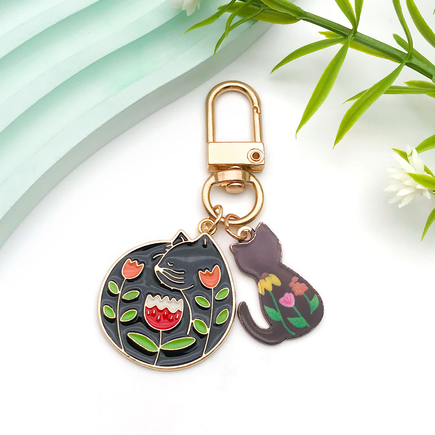 5/10개 수지 인기 고양이 참 세트 - 수제 귀걸이, - Resin Craft Kit 리뷰 및 가격