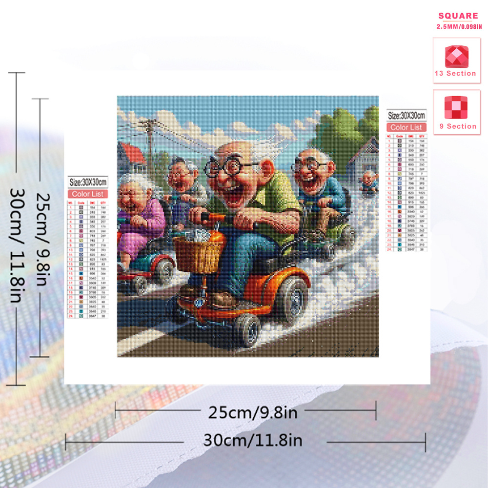 Momoart 5D DIY 다이아몬드 모자이크 노인 커 - Resin Craft Kit 리뷰 및 가격
