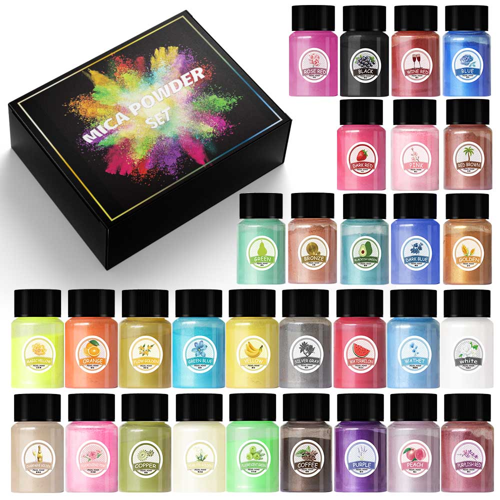 진주 파우더 에폭시 수지 안료 필러, DIY 진주 광택 - Resin Pigment Set 리뷰 및 가격