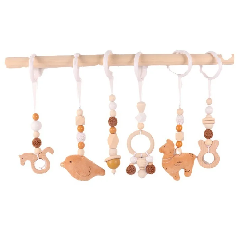 6Pcs 나무 아기 장난감 나무 너도밤 나무 활동 체육 - Wood Ring Blank 리뷰 및 가격