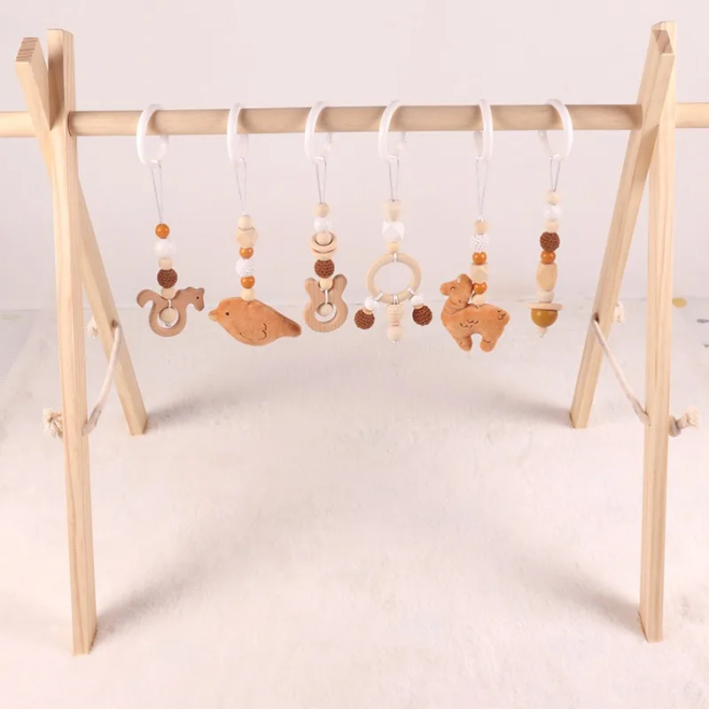 6Pcs 나무 아기 장난감 나무 너도밤 나무 활동 체육 - Wood Ring Blank 리뷰 및 가격